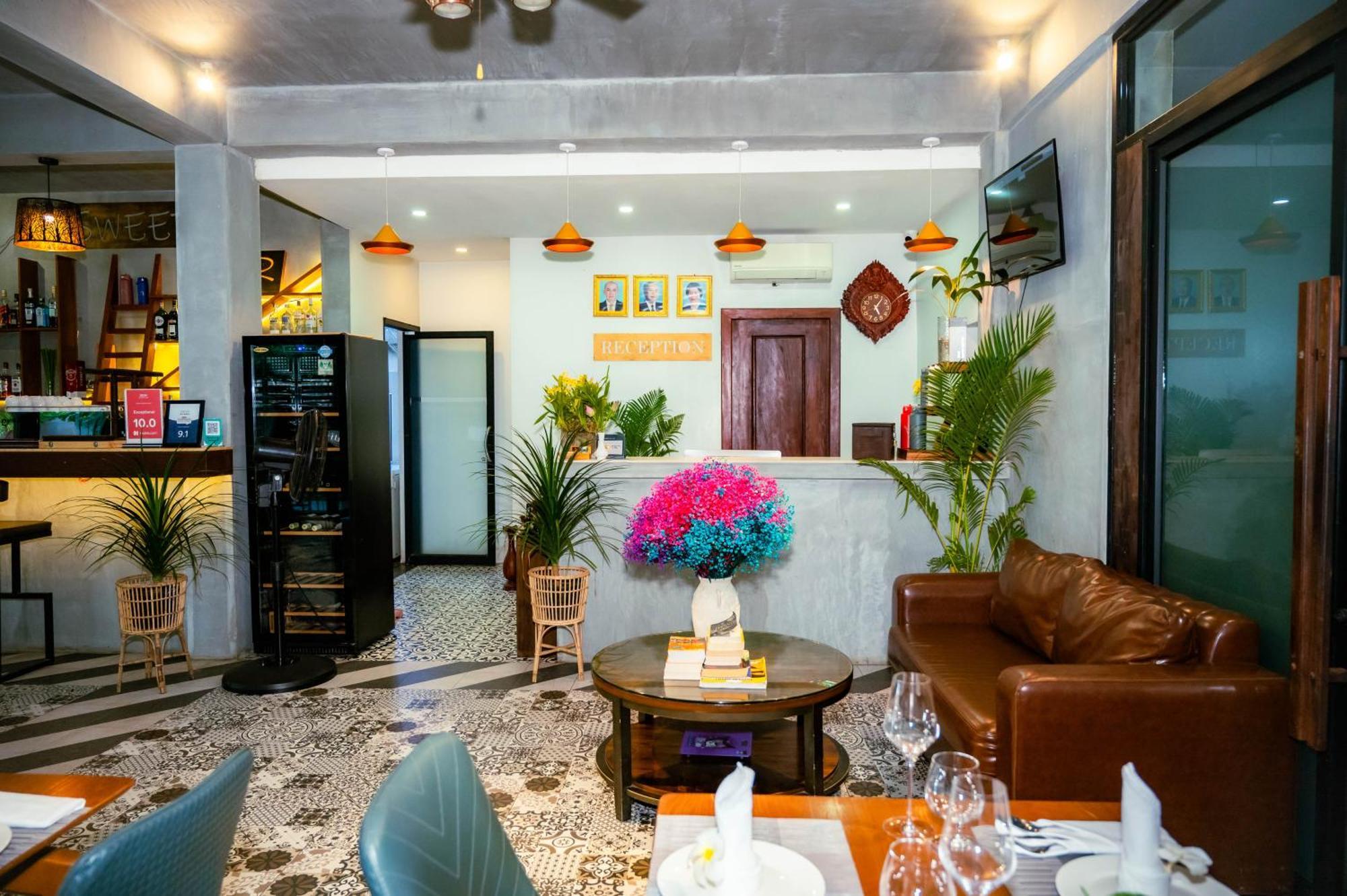 Kampot Sweet Boutique Hotell Exteriör bild